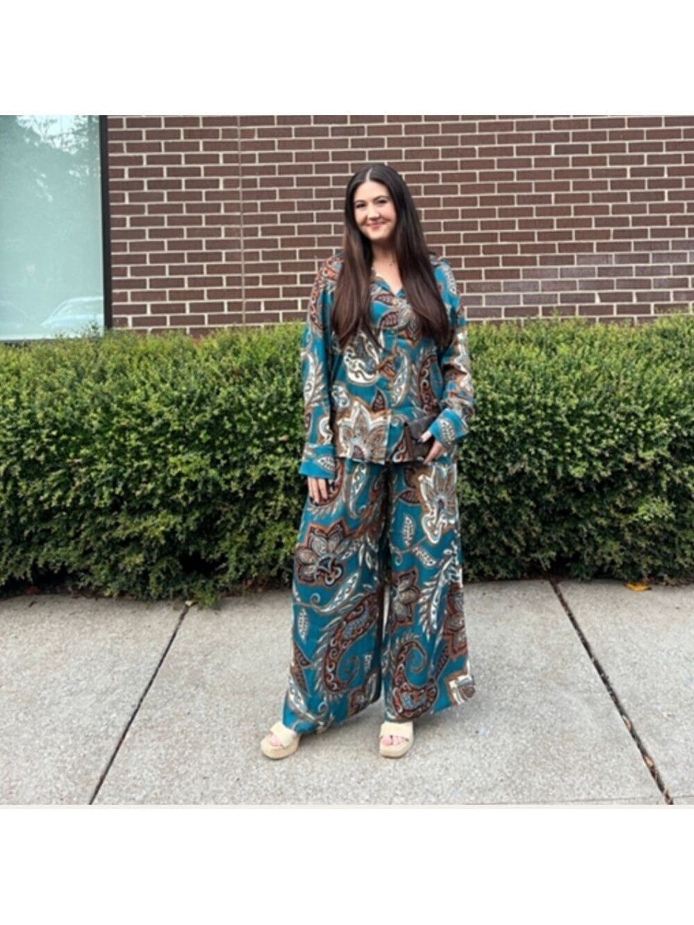 Farm Rio Leopard Paisley Pants - Picture 11 of 11